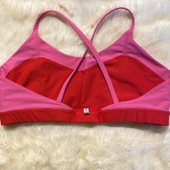 Soul Cycle Red & Pink Sport Bra - Picture 7 of 11